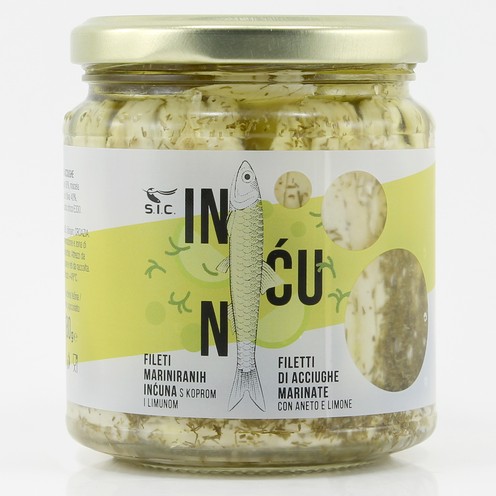 Inćuni marinirani (kopar i limun) 300 g