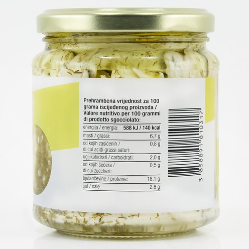 Inćuni marinirani (kopar i limun) 300 g