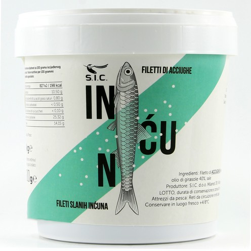 Fileti slanih inćuna 1 kg