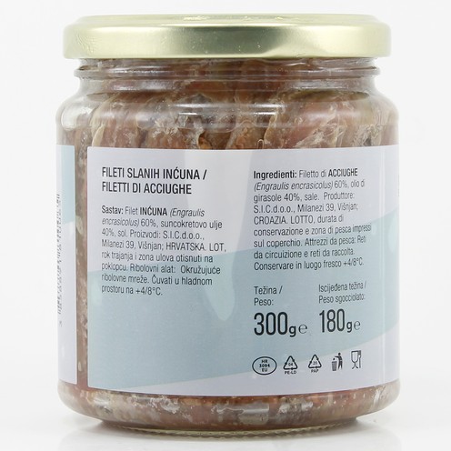 Fileti slanih inćuna 300 g