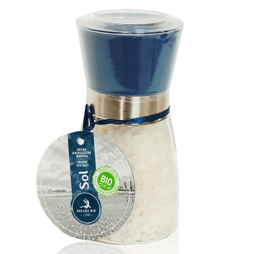 Gruba BIO morska sol, mlinac 170 g