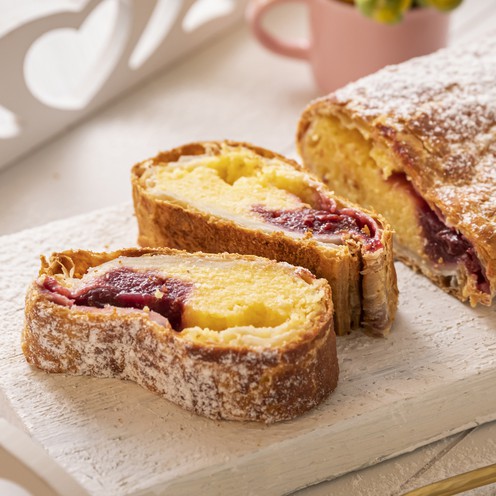 Štrudla od palente i višnje (500 g)