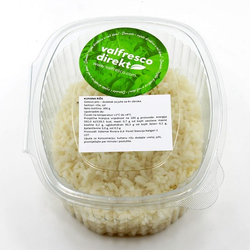 Kuhana riža - dodatak za juhu za 4 osobe (300 g)