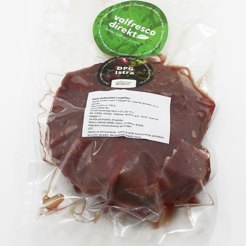 Meso boškarina u komadu za 2 osobe (500 g)