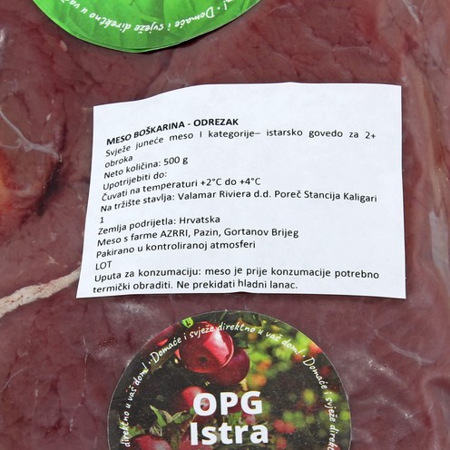 Odrezak boškarina za 2 osobe (500 g)