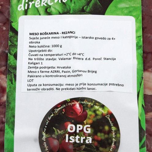 Rezanci boškarina za 4 osobe (1 kg)