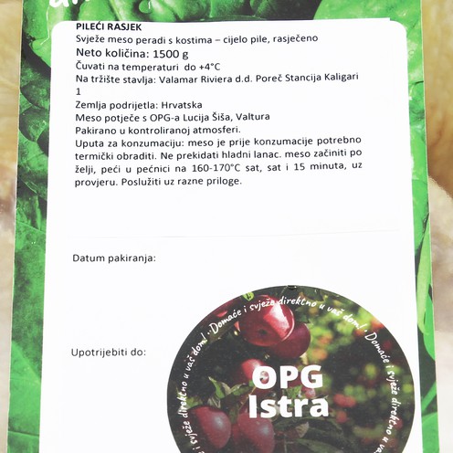 Pileći rasjek za 4 osobe (1,5 kg)