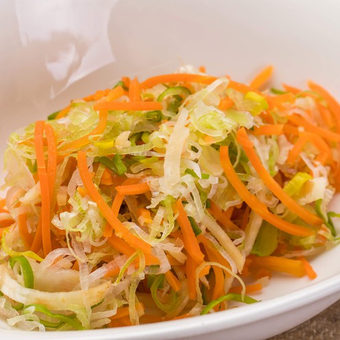 Kuhano povrće julienne - dodatak za juhu za 2 osobe (150 g)