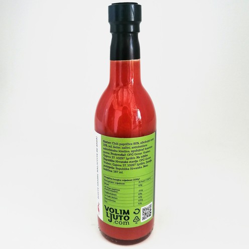 Ljuti umak Vrabasco Original 187 ml