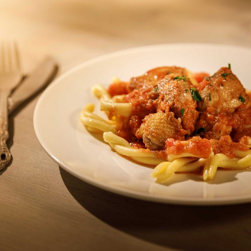 Žgvacet od domaće piletine za 1 osobu (250 g)