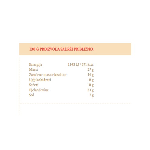 Istarski žlomprt narezak 80 g